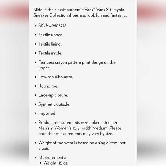 Vans X Crayola Sneaker Collection - Picture 7 of 12